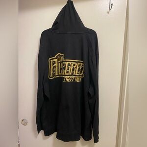 Tek Gear Mens Black Hoodie Sweatshirt 4XB 4X Black Alegres Street Trucks Gold